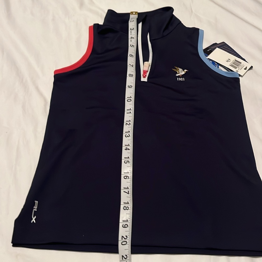 Ralph Lauren X Wicking Golf tricolor polo kids size 7. - Picture 9 of 12